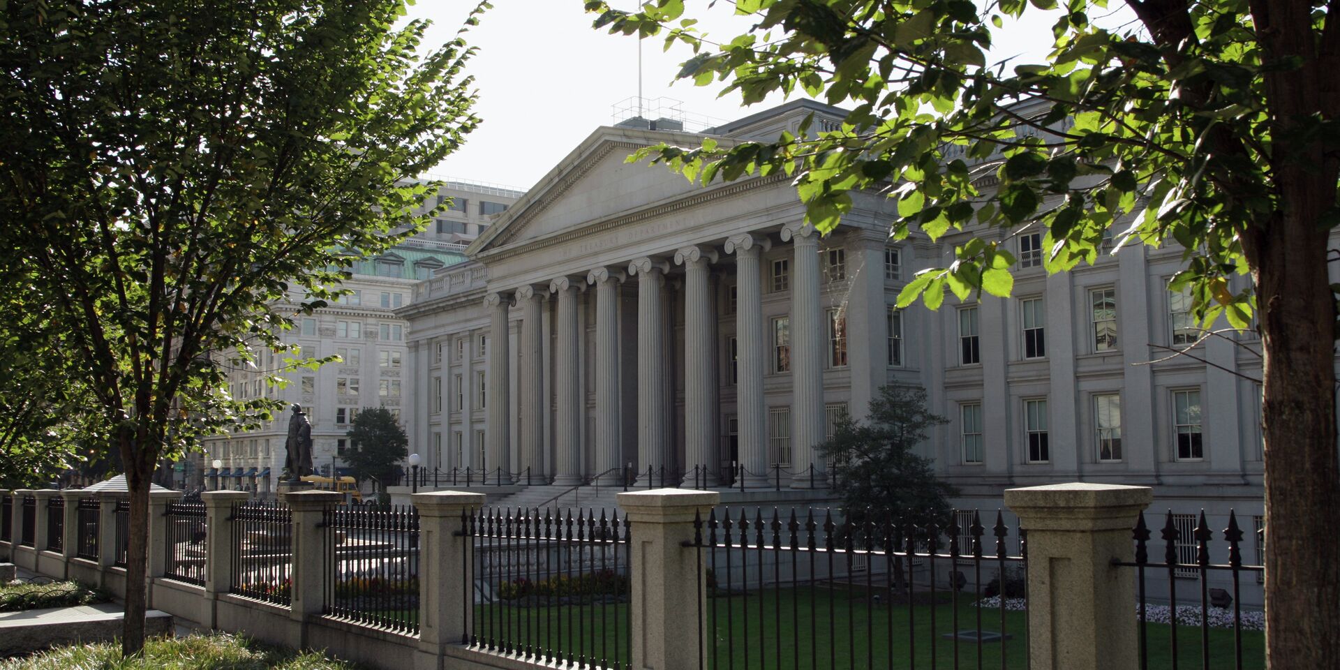 Здание министерства финансов США в Вашингтоне - ИноСМИ, 1920, 09.08.2023
