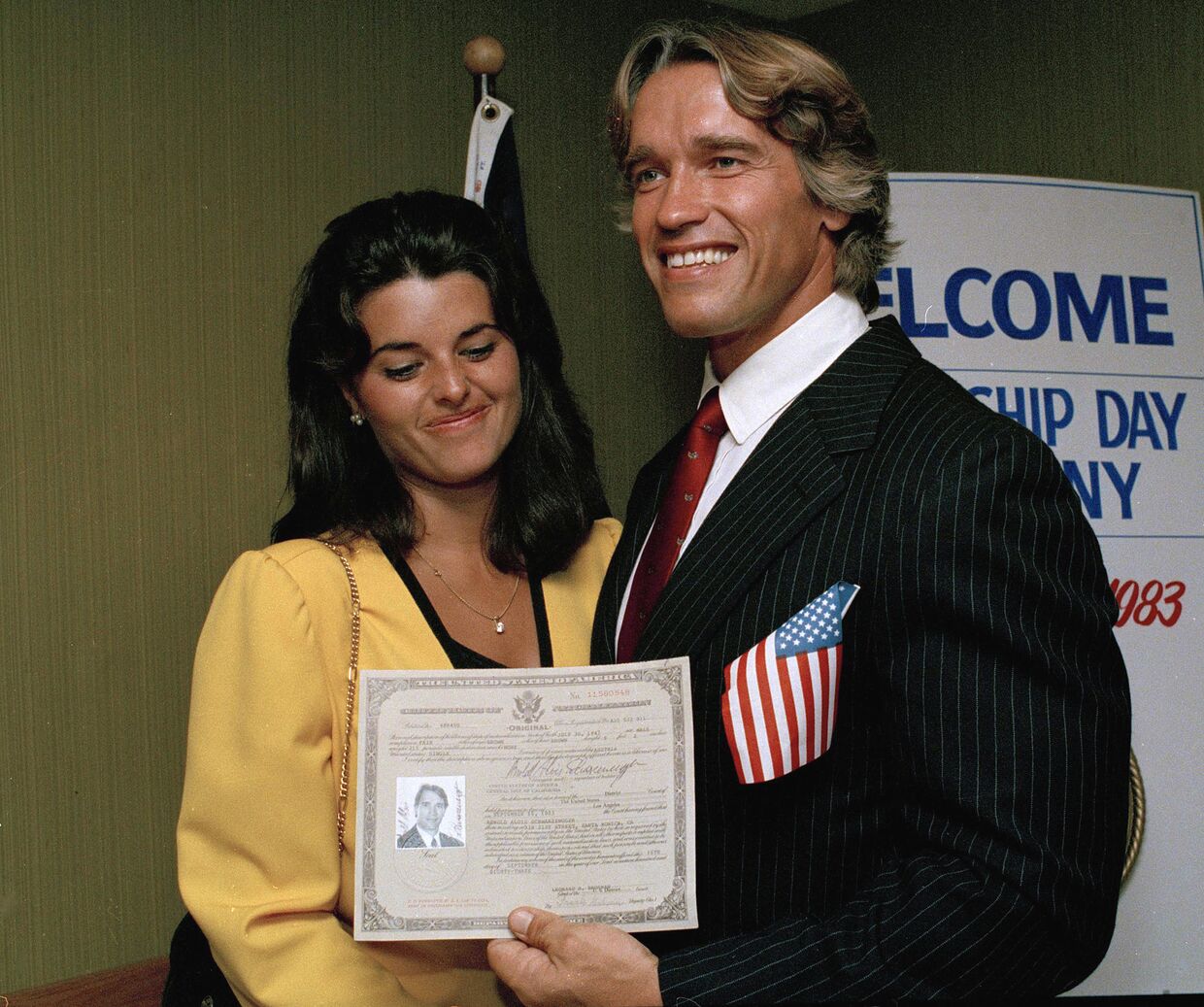 Арнольд Шварцнеггер получил американское гражданство