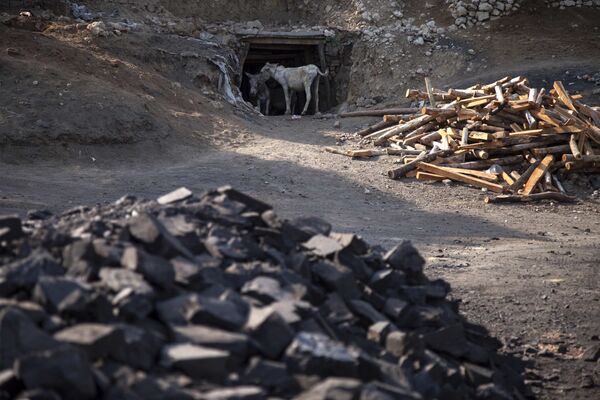 Угольная шахта в провинции Пенджаб в Пакистане