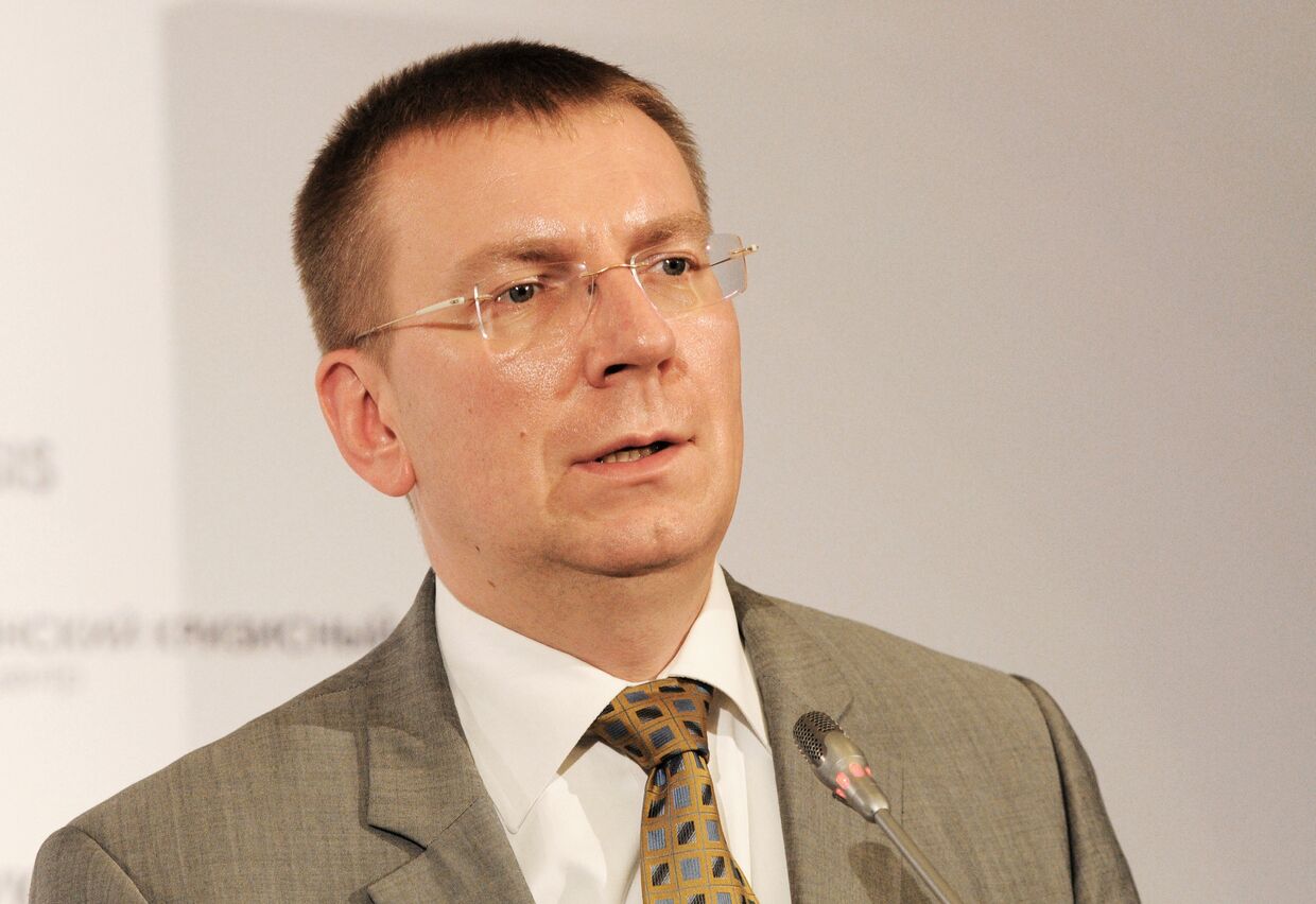 Министр иностранных дел Латвии Эдгарс Ринкевичс