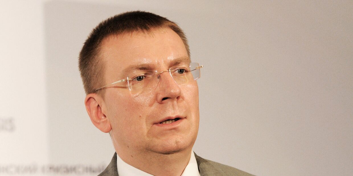 Министр иностранных дел Латвии Эдгарс Ринкевичс