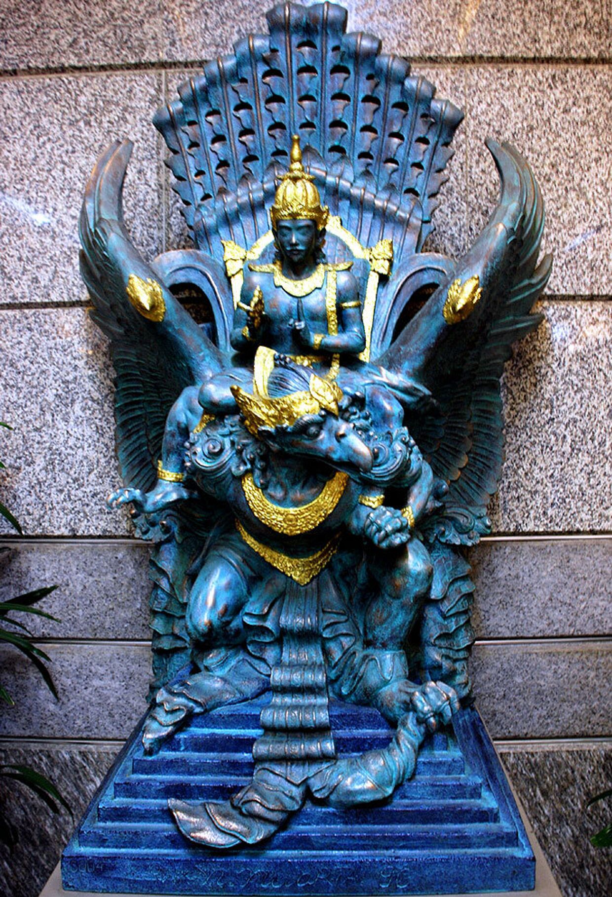 Статуэтка Гаруда Вишну кенчана