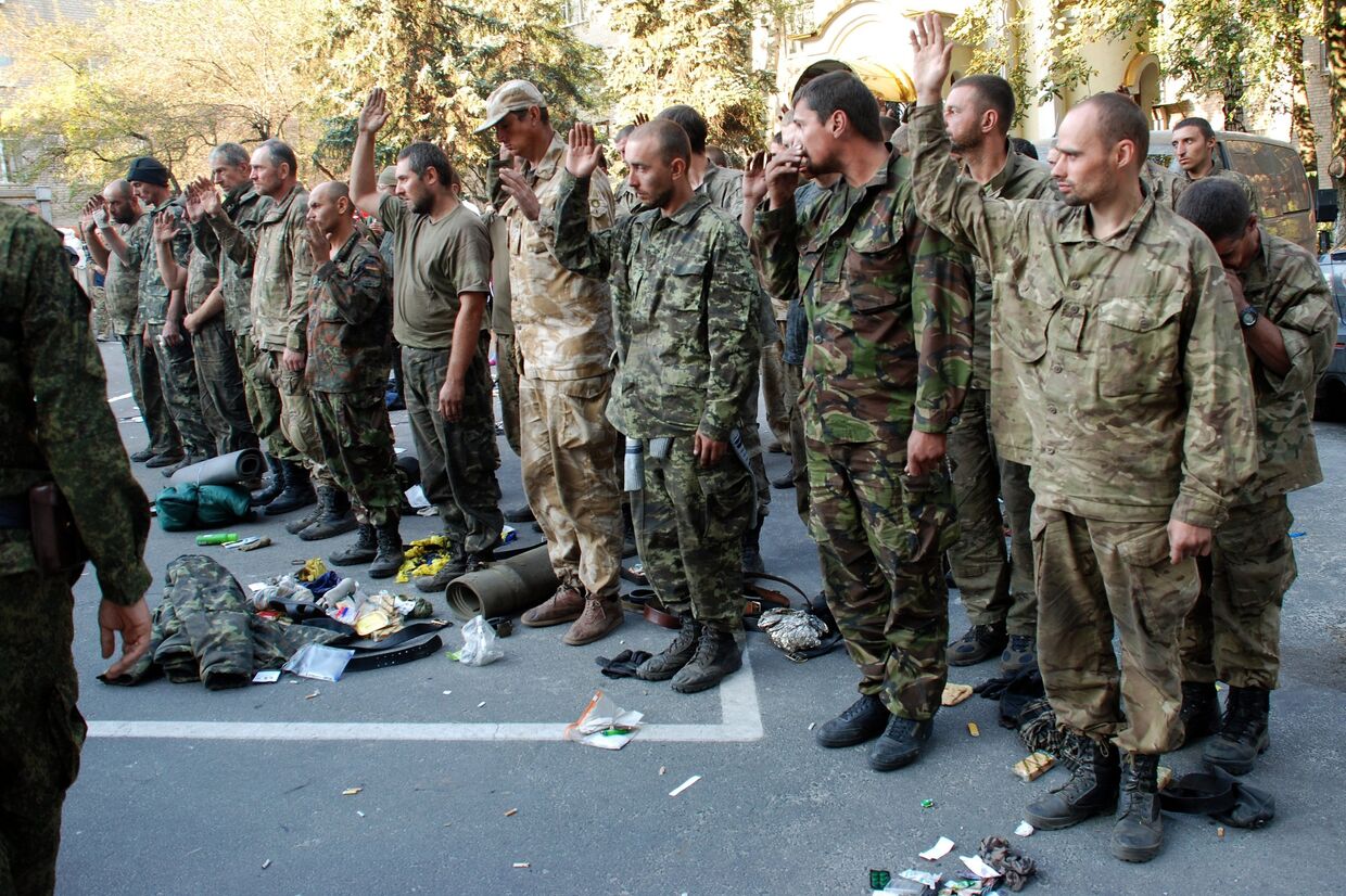 Украинские военные вышли из окружения под Иловайском