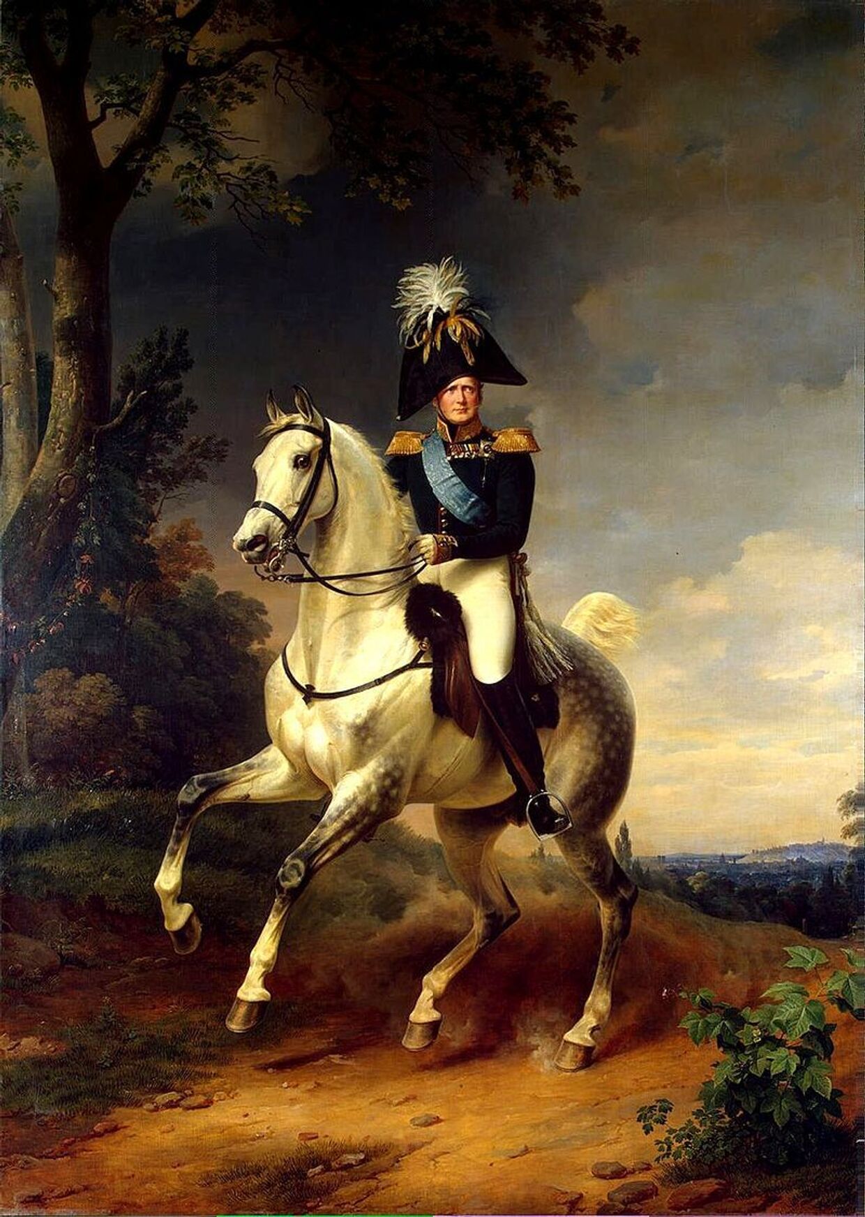 Александр I в 1812 году