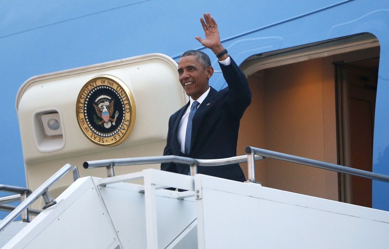 Барак Обама прибыл в Эстонию