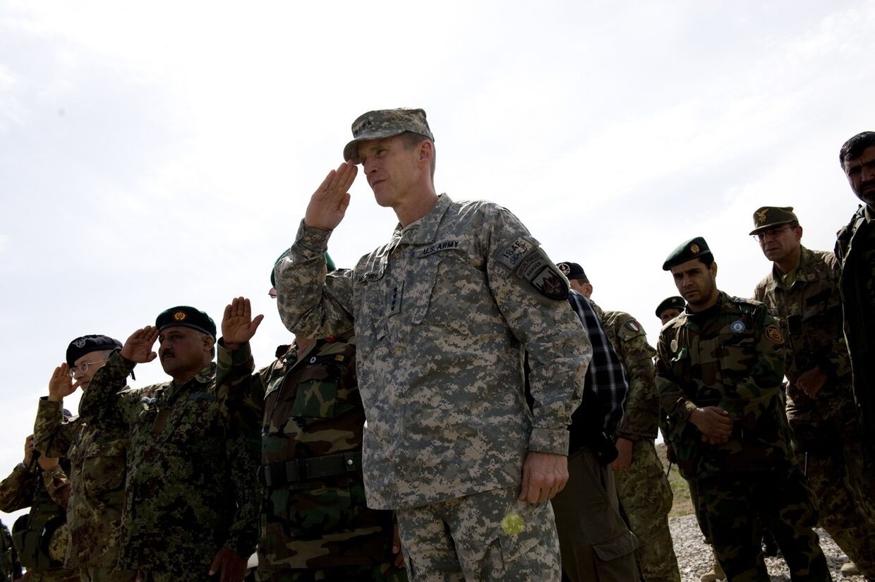Генерал Стэнли МакКристал, командующий Международными силами содействия безопасности в Афганистане 