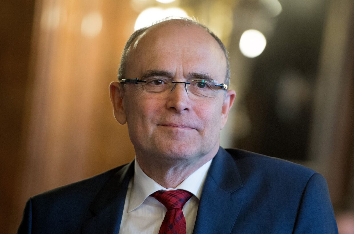 Премьер-министр федеральной земли Мекленбург-Передняя Померания Эрвин Зеллеринг