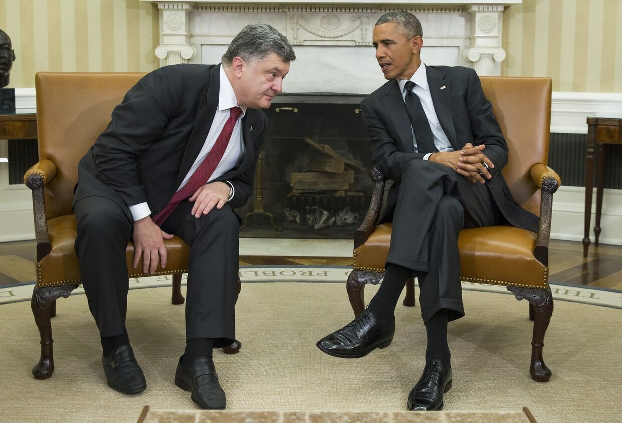 Встреча Петра Порошенко с Бараком Обамой в Вашингтоне