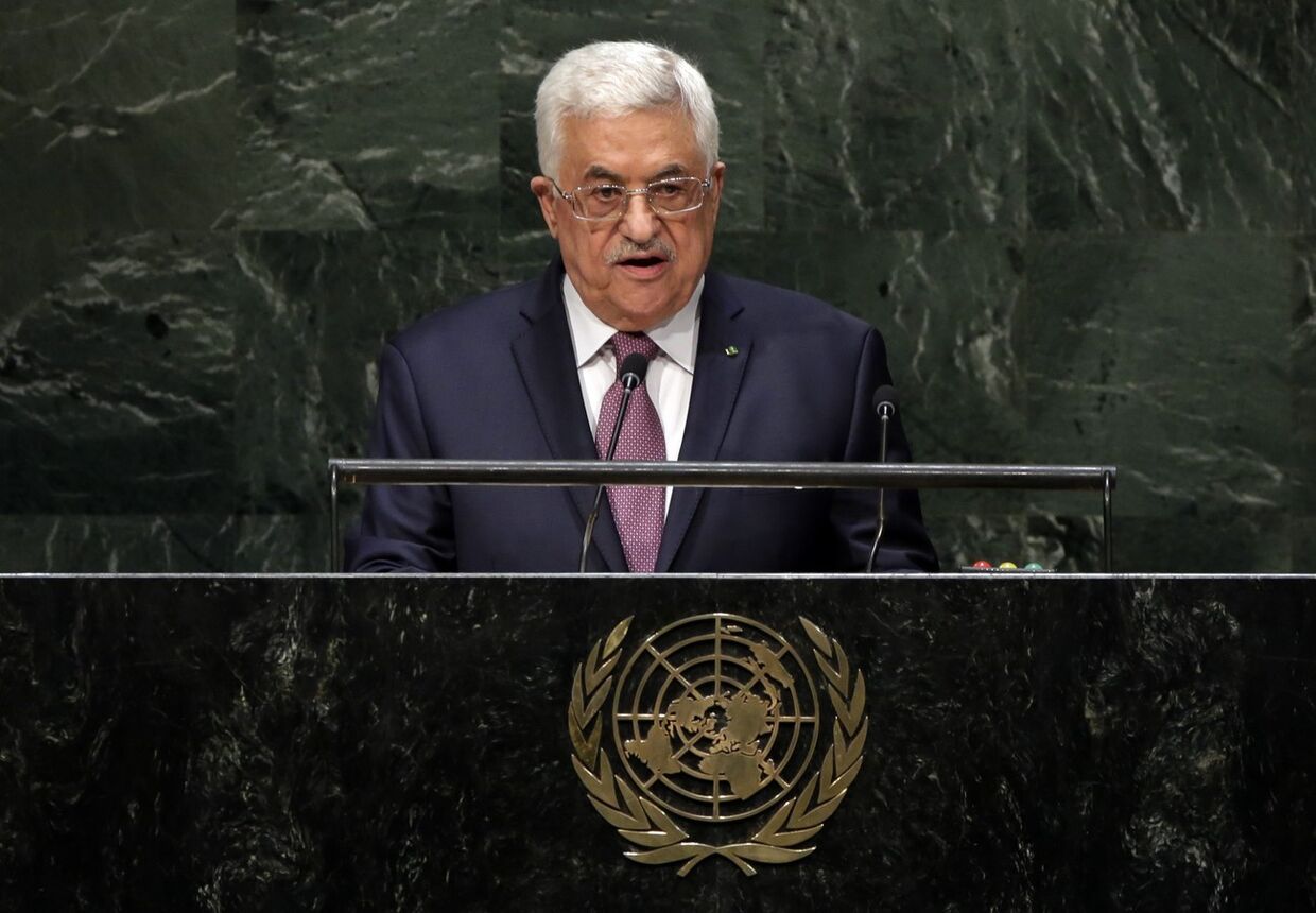 Выступление президента Палестины Махмуда Аббаса на 69-й сессии Генассамблеи ООН