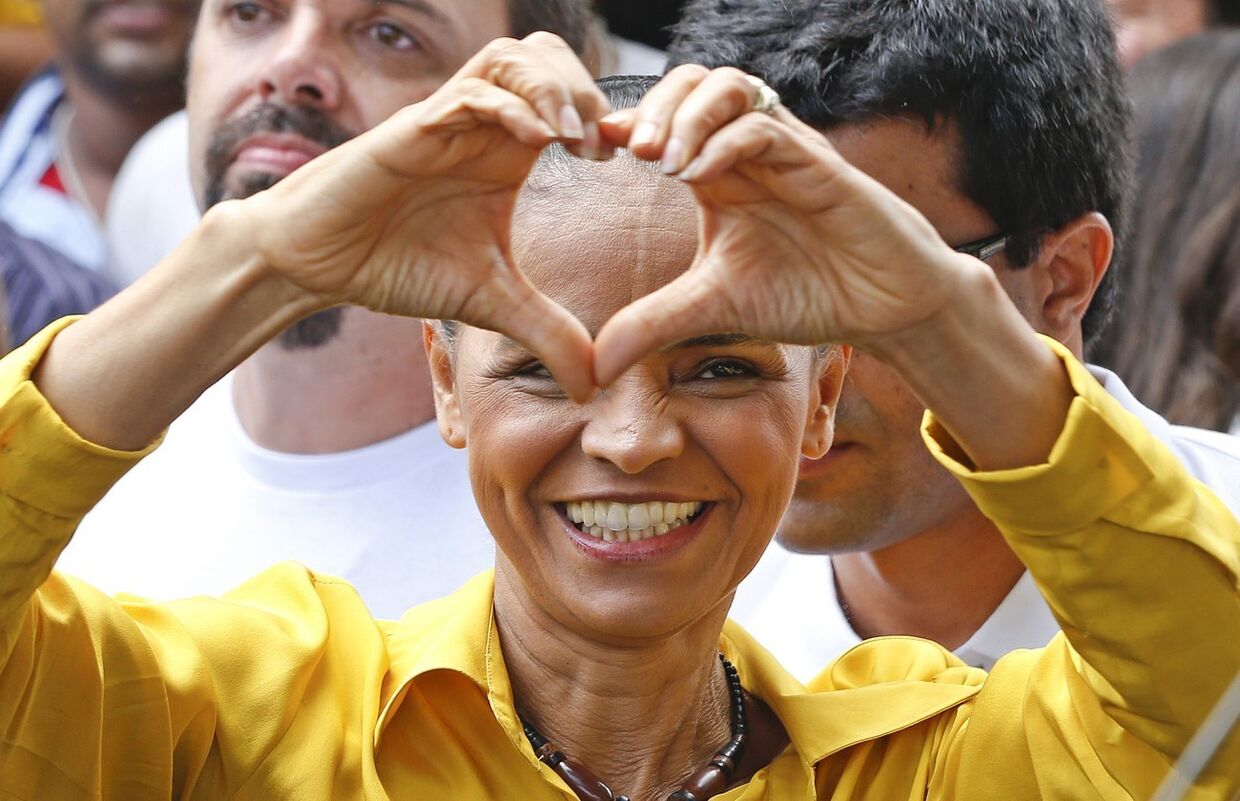 Кандидат в президенты Бразилии Марина Силва