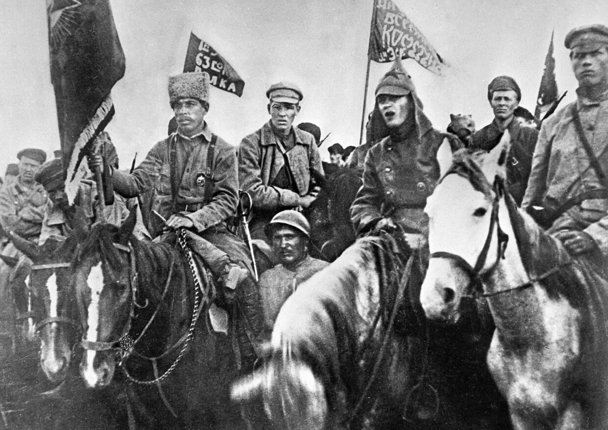 Бойцы Первой конной армии на Польском фронте