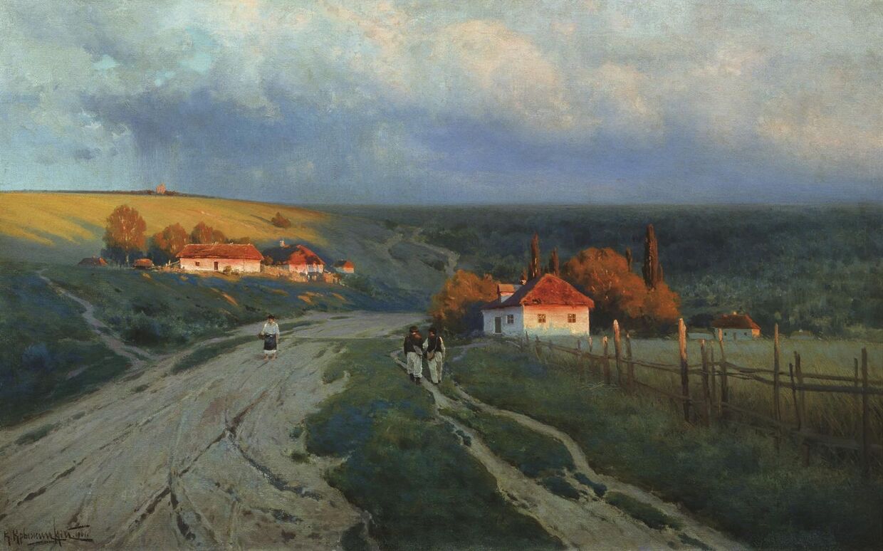 К.Я. Крыжицкий К. Я., «Вечер на Украине», 1901 год