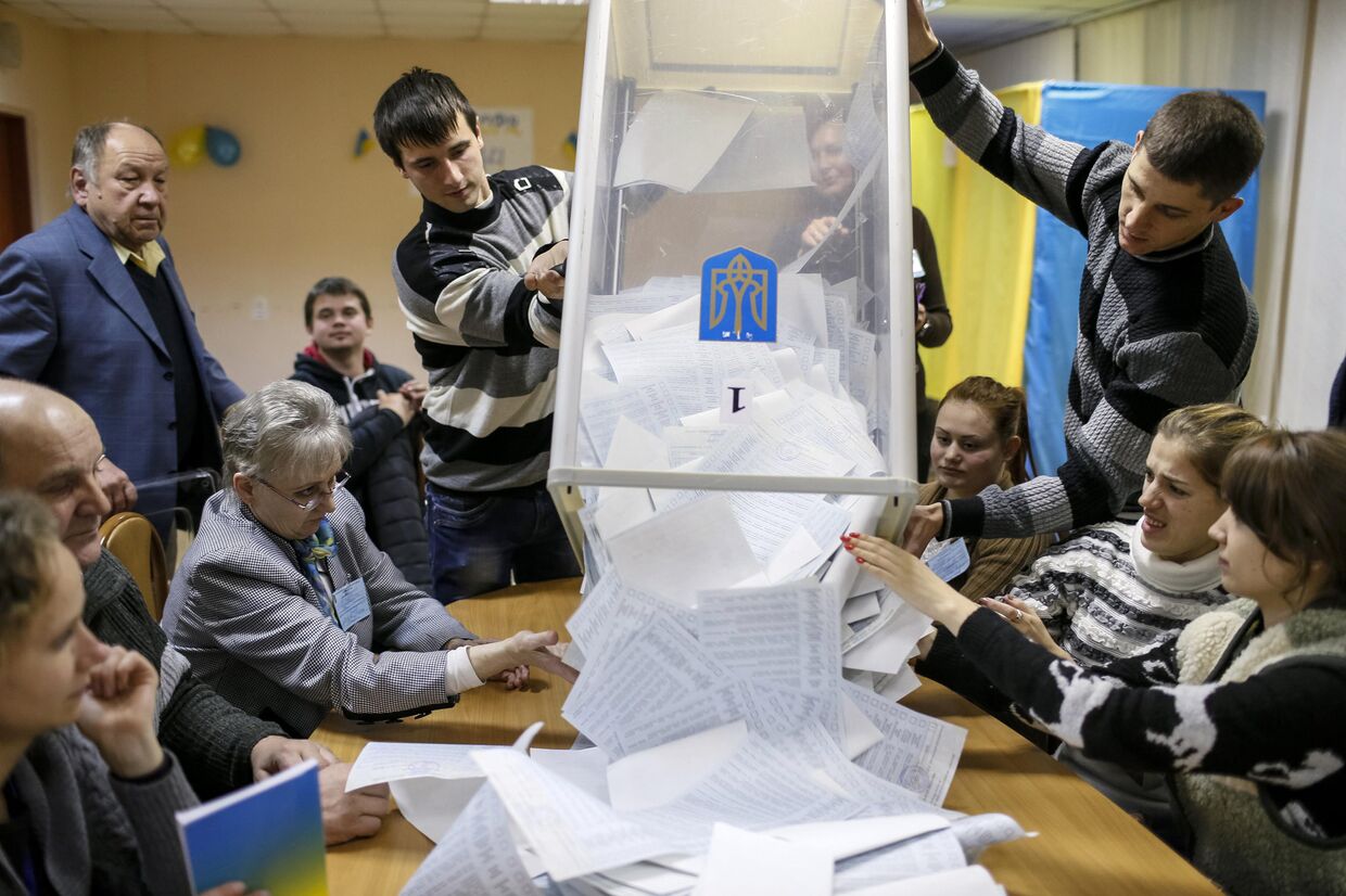 Подсчет голосов в Киеве
