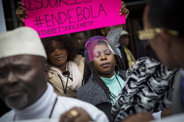 Марш против Эболы в Нью-Йорке