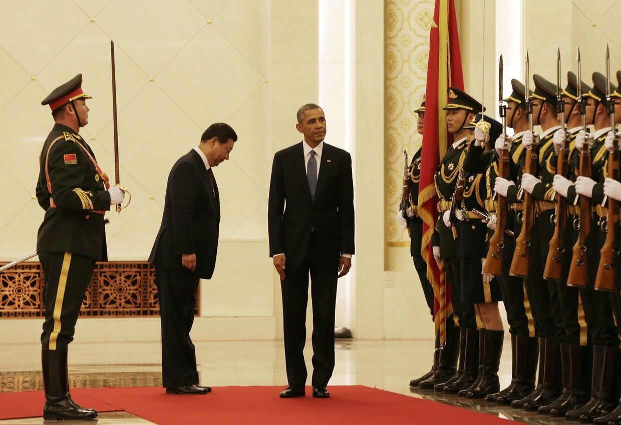 Президент США Барак Обама и председатель КНР Си Цзиньпин, визит американского президента в Китай