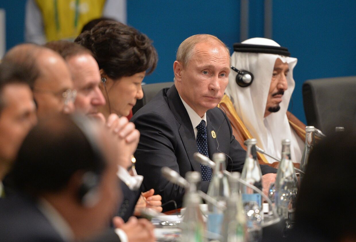 В.Путин принимает участие в саммите Группы двадцати