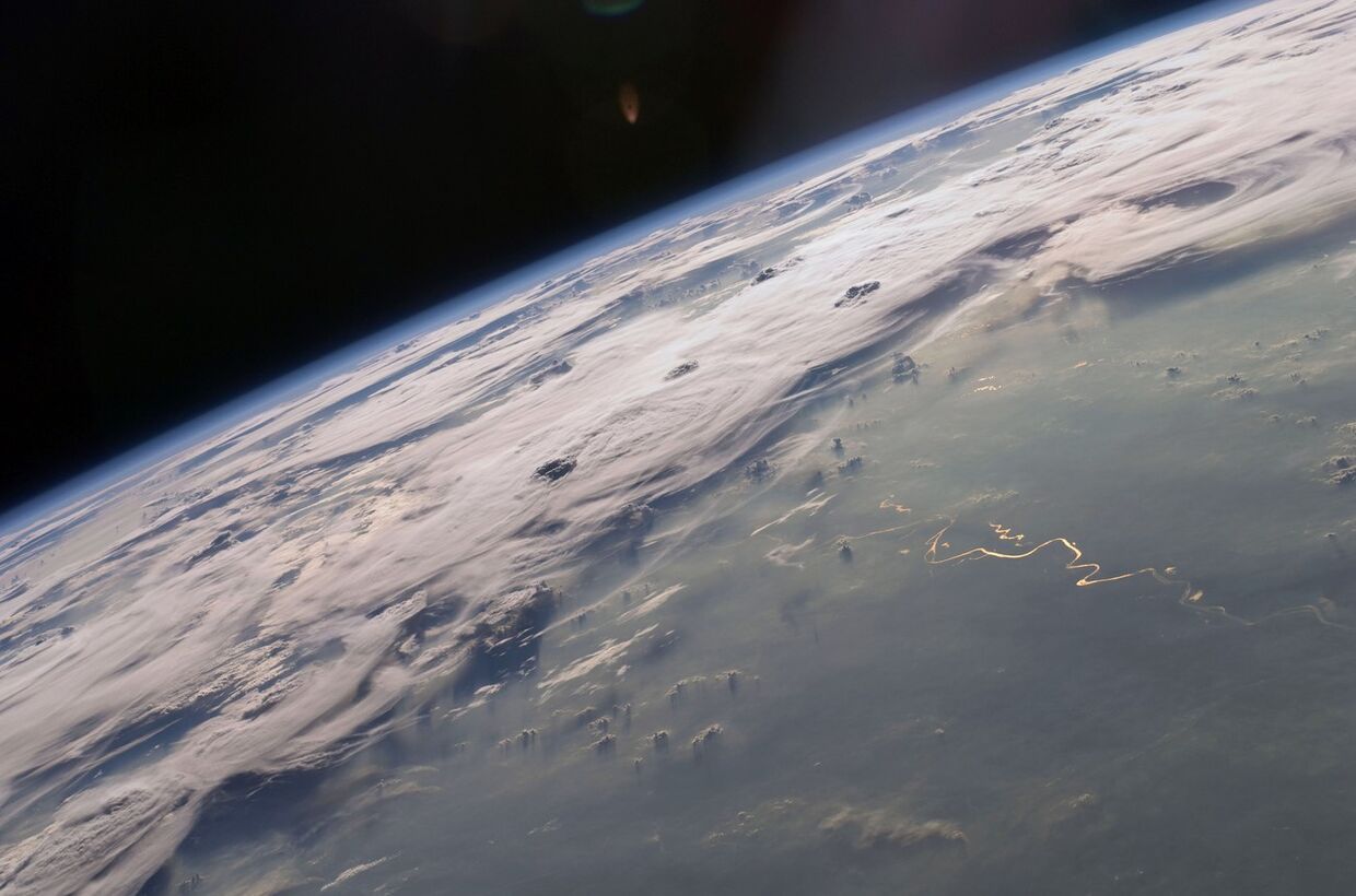 Фотография Земли с МКС