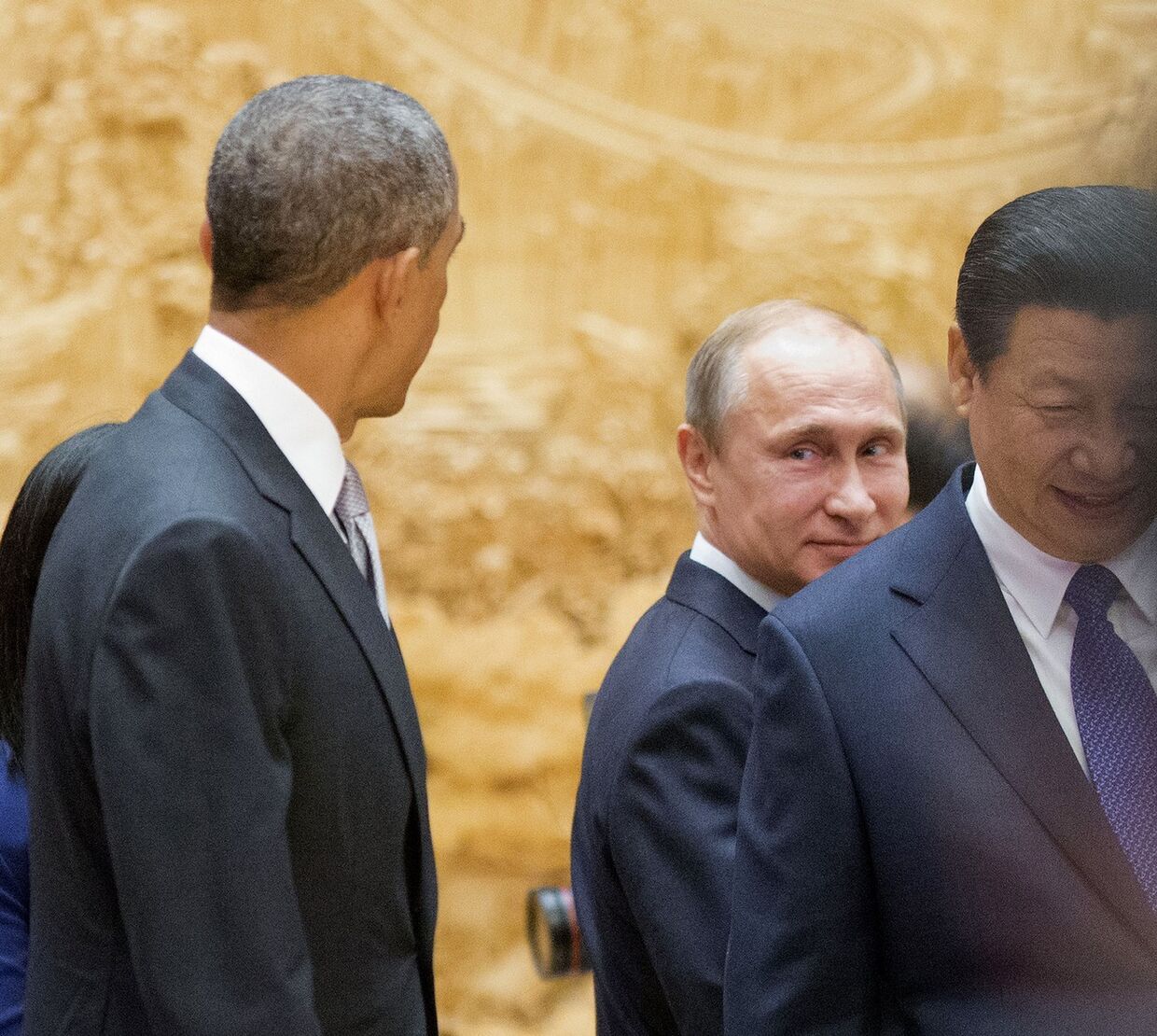Владимир Путин, Барак Обама и Си Цзиньпин на саммите АТЭС в Пекине