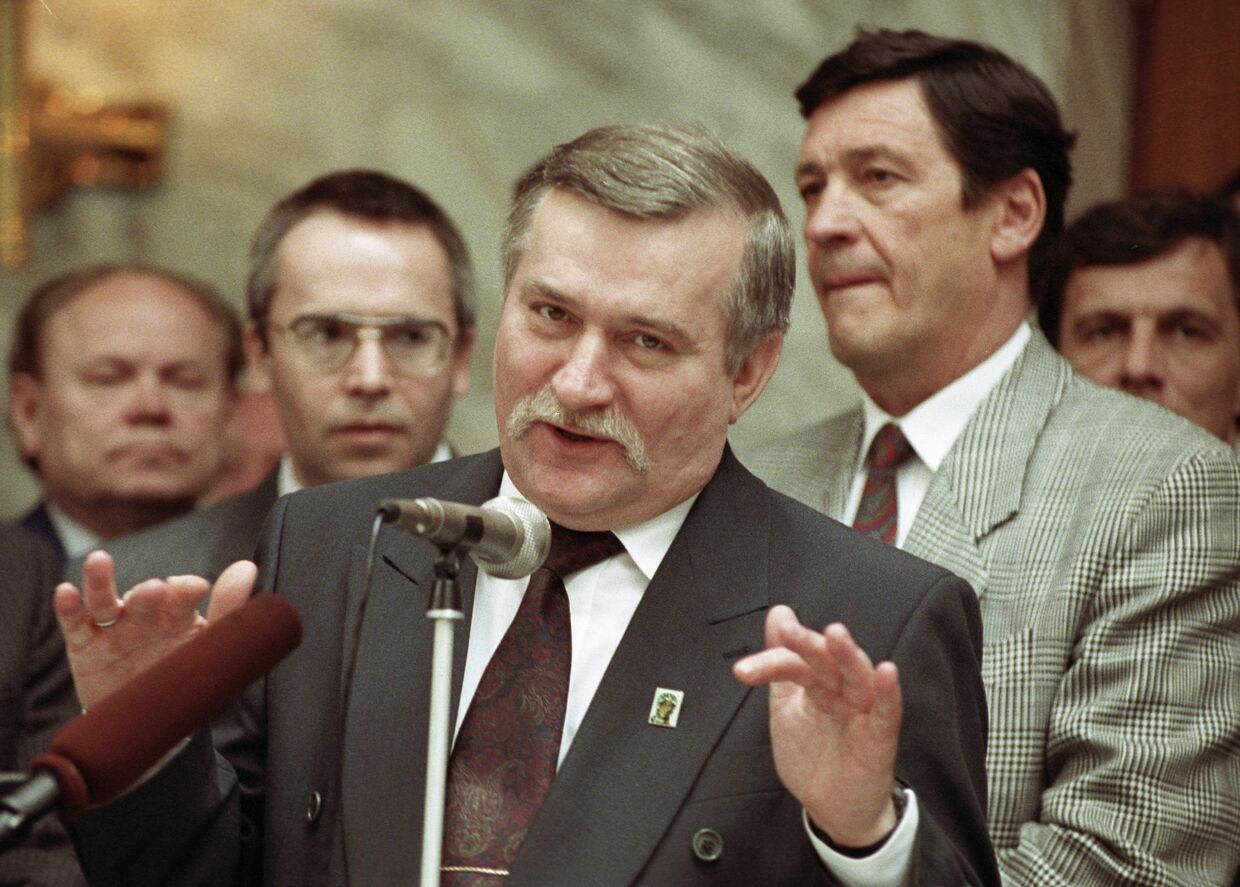 Президент Польши Лех Валенса