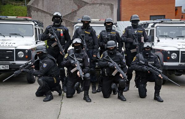 Специальное подразделение полиции в городе Зеница, Босния и Герцеговина