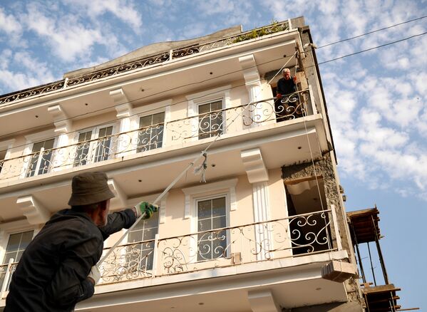 Ремонт здания в Абхазии