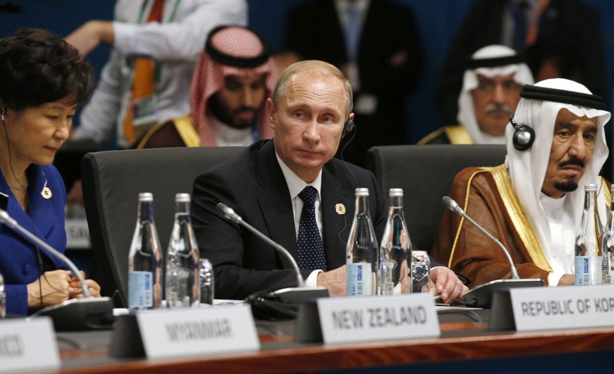Владимир Путин на саммите G20