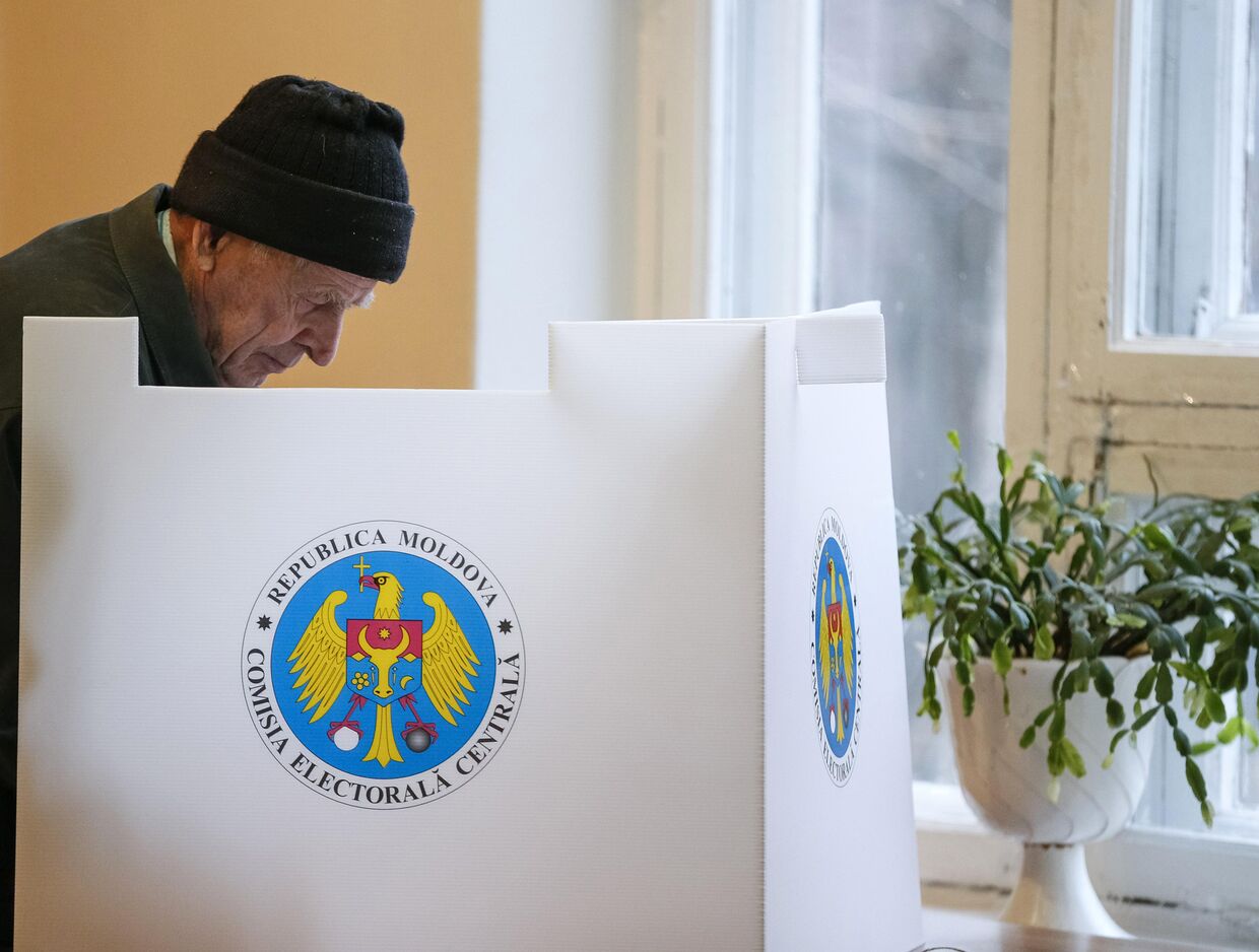 Голосование на парламентских выборах в Кишиневе