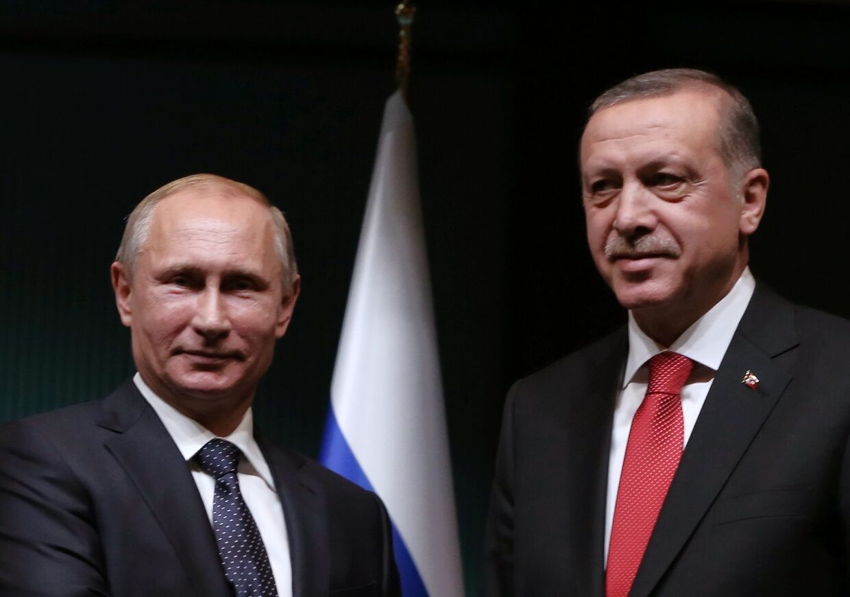 Встреча Владимира Путина и Реджепа Тайипа Эрдогана в Анкаре