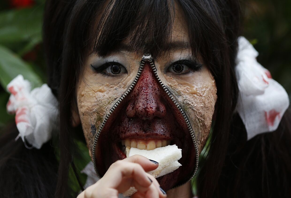 Празднование Хэллоуина в Кавасаки
