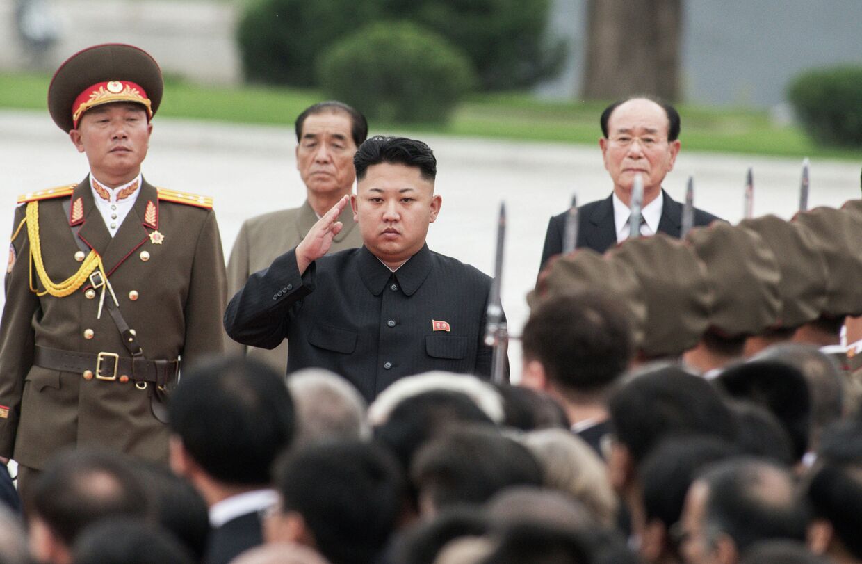 Первый секретарь Центрального комитета Трудовой партии Кореи Ким Чен Ын. Архивное фото