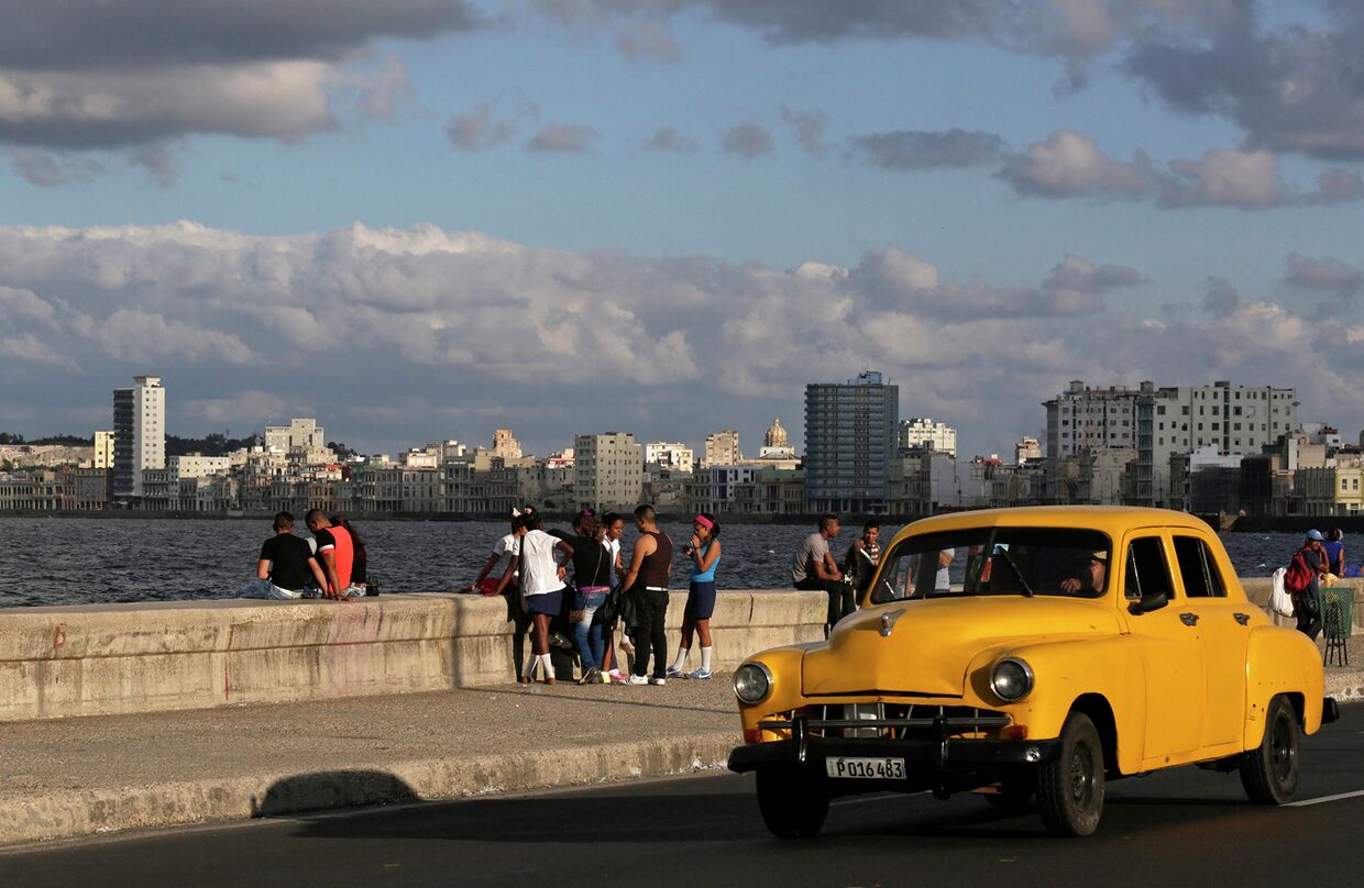 Молодежь города Гавана, Куба. 17 декабря 2014 год