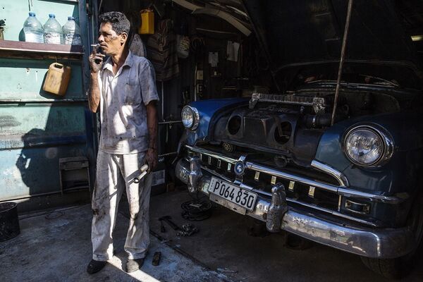 Автомастерская в Гаване