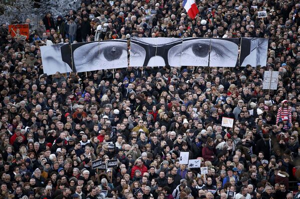 Марш единства в Париже