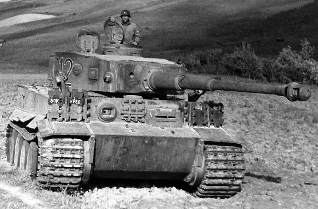 Танк «Тигр» в Тунисе, 1943 год