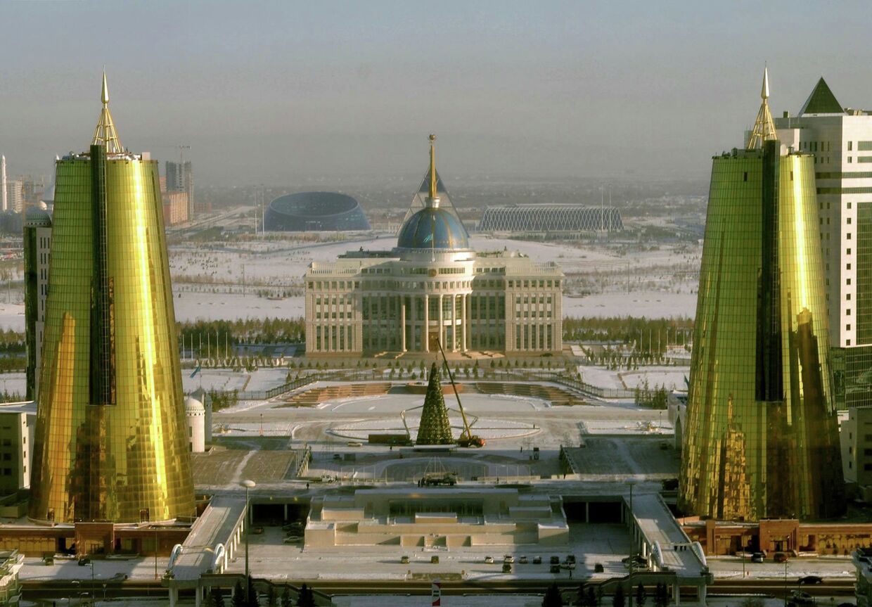 Вид на Астану, столицу Казахстана