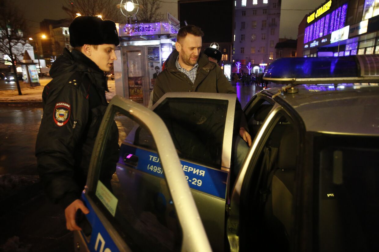 Задержание Алексея Навального