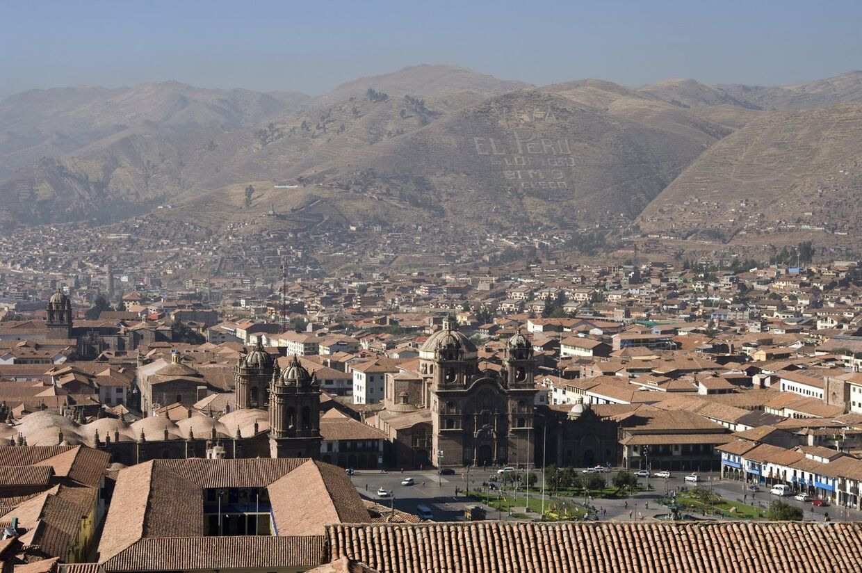Город Куско в Перу