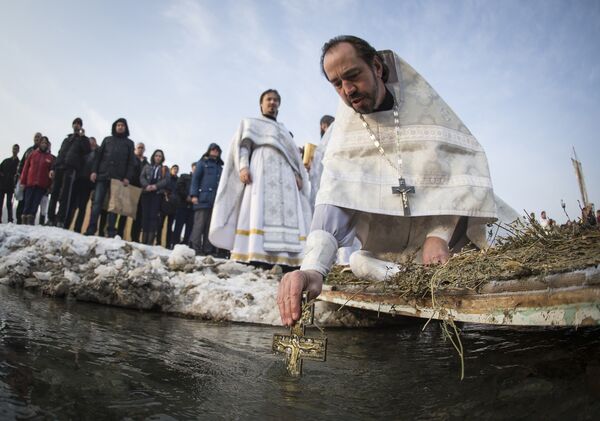 Празднование Крещения в Алма-Ате