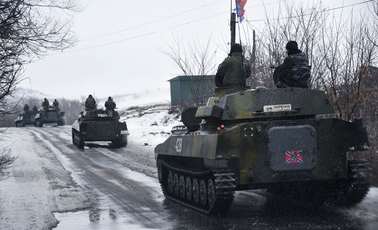 Пророссийские ополченцы движутся в сторону Славяносербска