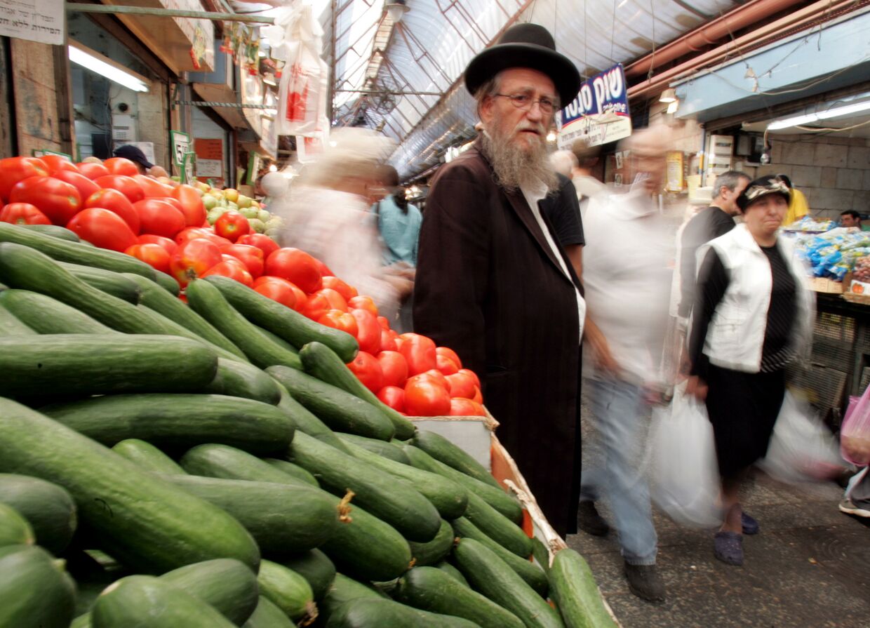 Рынок в центре Иерусалима