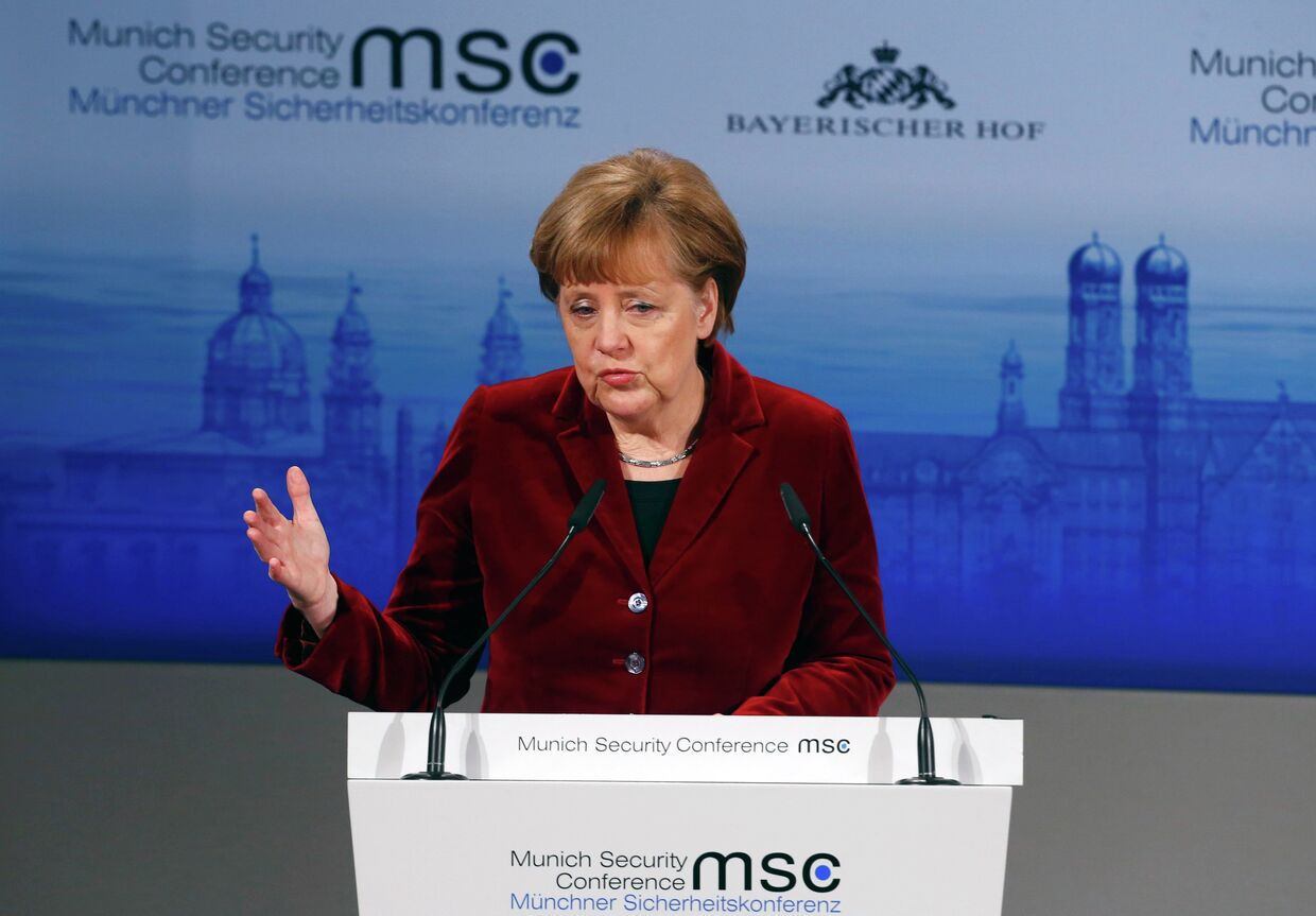 Ангела Меркель на Мюнхенской конференции, 7 февраля 2015