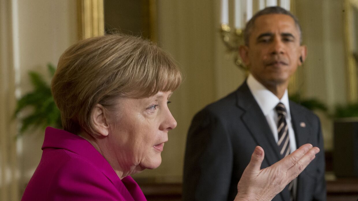 Пресс-конференция Ангелы Меркель и Барака Обамы 