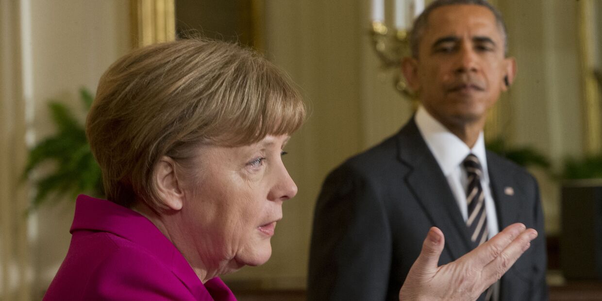 Пресс-конференция Ангелы Меркель и Барака Обамы 