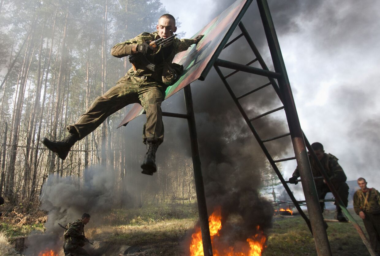 Квалификационные испытания белорусского спецназа на право ношения крапового берета