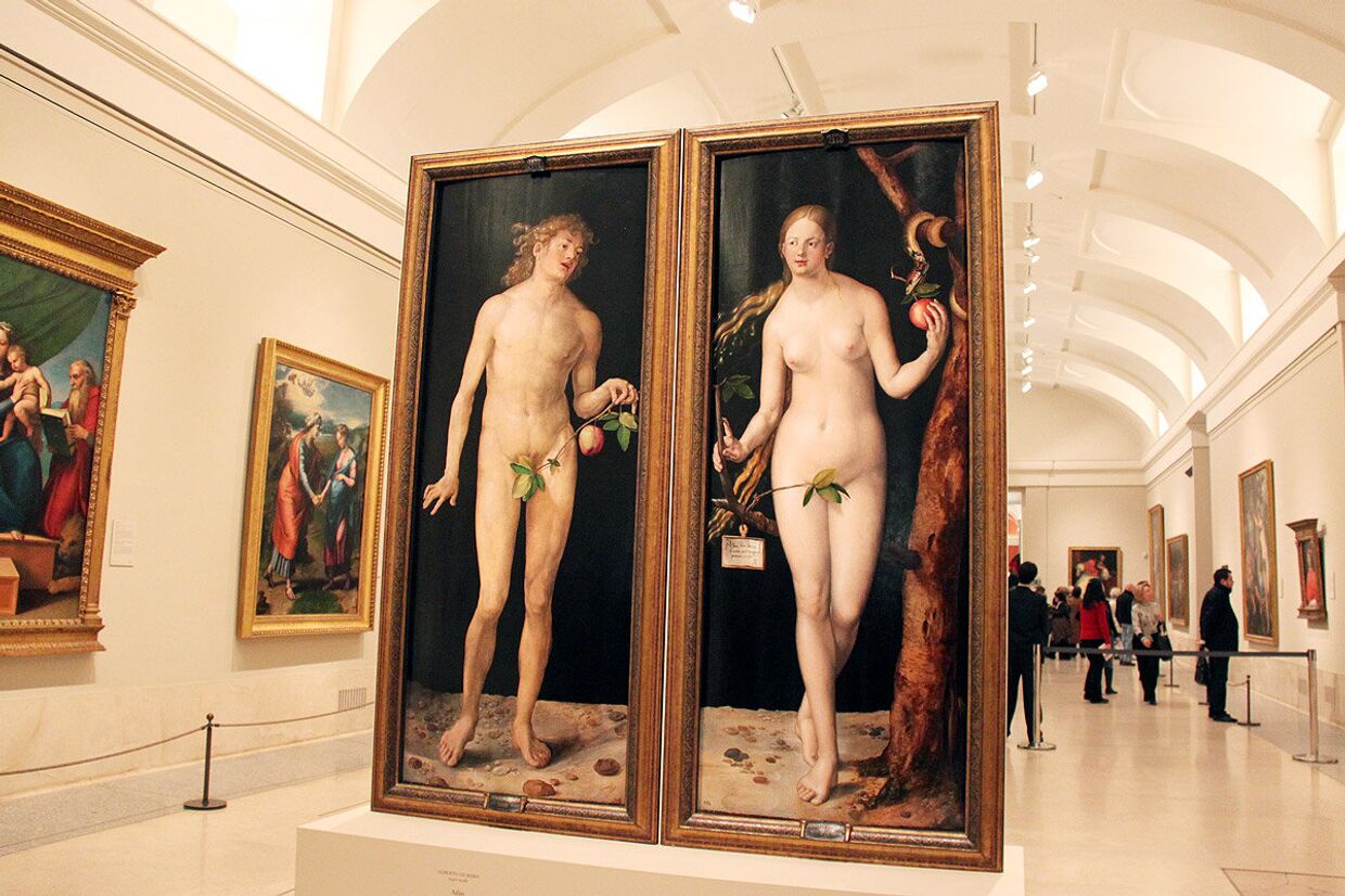 Альбрехт Дюрер. Диптих «Адам и Ева». Ева. 1507. Прадо. Мадрид
