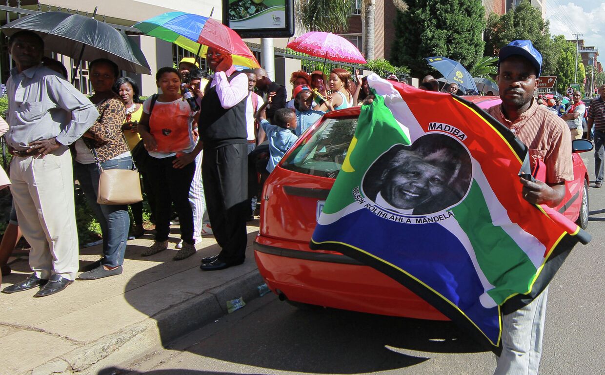 Прощание с Нельсоном Манделой в ЮАР