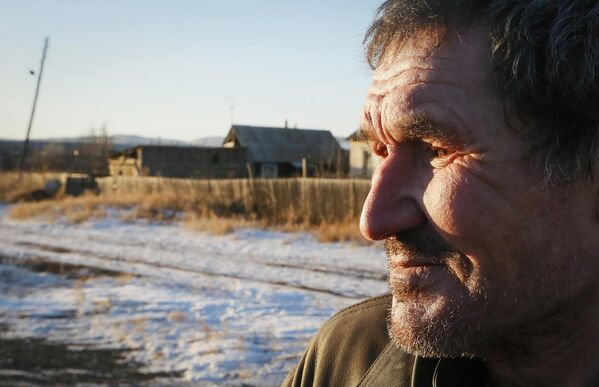 Федор Тремасов, единственный житель деревни Зеленоборск