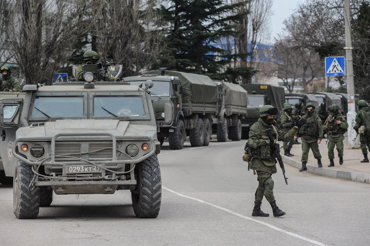 Военные РФ В Крыму 2014