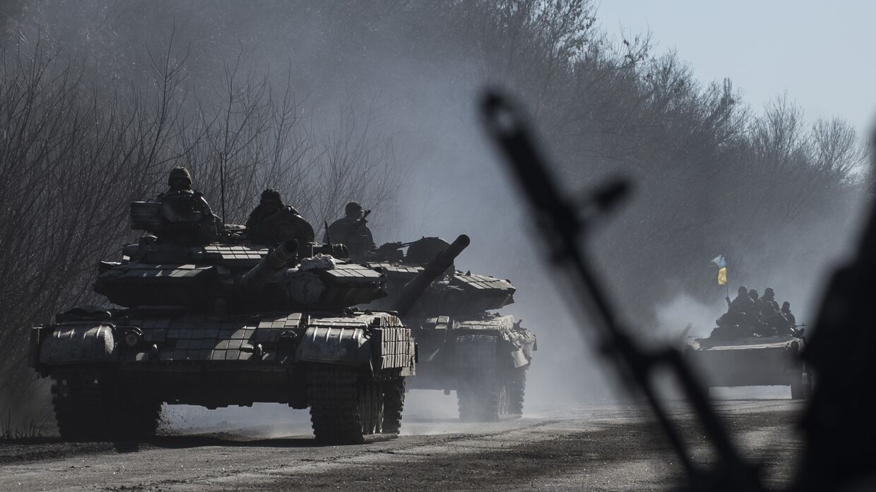 Украинские войска рядом с городом Артемовск