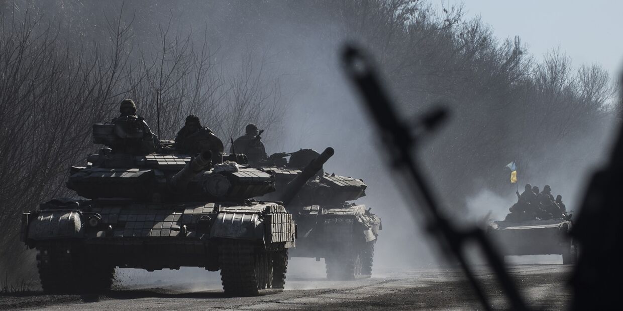 Украинские войска рядом с городом Артемовск